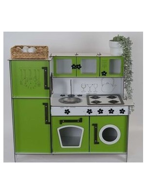 Ahşap Oyuncak Mutfak Buzdolaplı