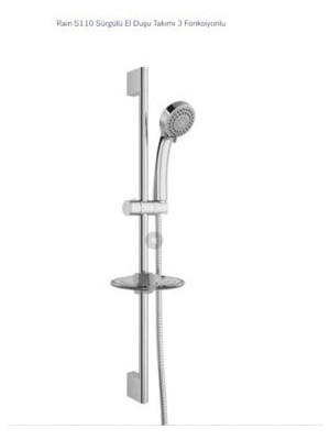 Raın S110 Sürgülü El Duş Takımı 3 Fonksiyonlu 410200504965