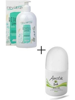 Revitize Bitkisel Şampuan 500 ml & Aprotie Fresh Roll-On 60 ml