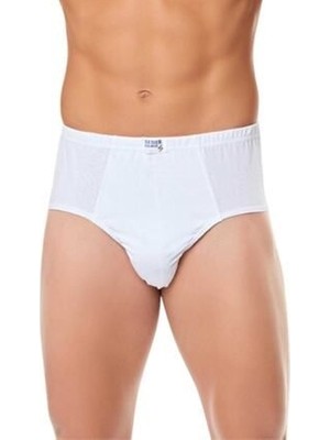 Erkek Beyaz 6lı Slip Külot Kargo Bedava MRT0005B6