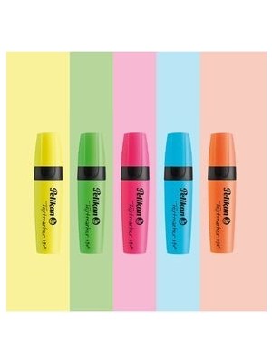 Pelikan Onabana 490 Lacivert Fosforlu Işaretleme Kalemi 5'li Set Ölçülerle Kullanıma Uygun