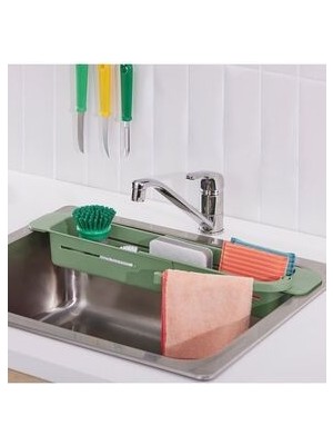 IKEA Skolast Evye Organizeri, Bulaşık Süngeri Tezgah Bezi Düzenleyici Bulaşık Kabı