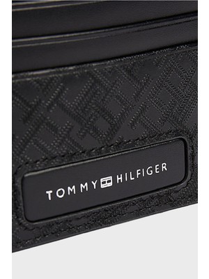 Tommy Hilfiger Logolu Deri Kartlık Erkek Kartlık AM0AM13026 Bds