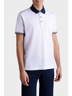 Paul & Shark % 100 Pamuk Regular Fit Düğmeli Polo Yaka T Shirt Erkek Polo Yaka T Shirt 24411316 010