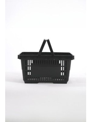 Plastik Market Sepeti 22 L Siyah
