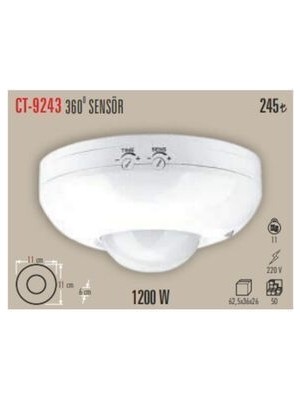 CT-9243 360 Sensör
