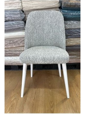 Streç Lastikli Düz Desen Büyük Oval Sandalye Kılıfı. Sandalye Örtüsü. 1 Adet. Krem Renk