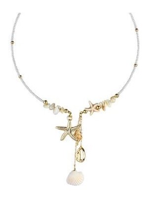 Deniz Objeleri Tasma Kolye