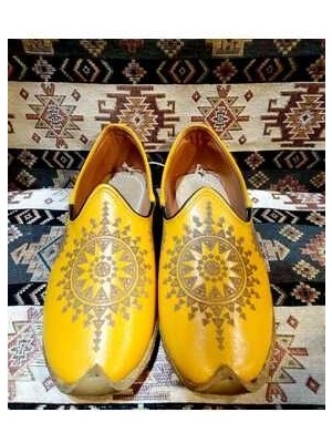 Yemeni (Çarık), Lazerli Mdel, Osmanlı Yemeni Dünyası, Deri Yemeni, Sarı Renk