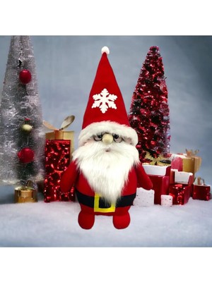 Swilex Noel Baba Peluş 60  cm  Yılbaşı Dekoru ve Peluş Oyuncağı