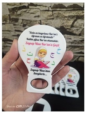 Onura Tasarlat 25 Adet Balon Açacak Magnet Kız Kuran Doğum Günü