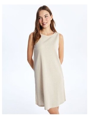 Lcw Kadın Bisiklet Yaka Düz Gecelik