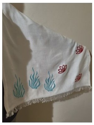 Red Lotus Shawl Şal