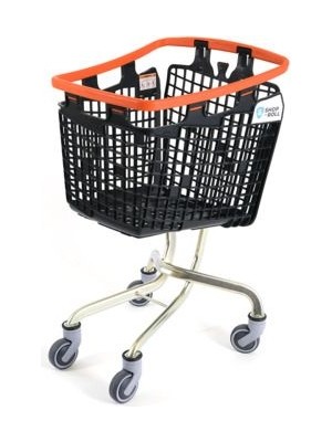Plastik Market (Alışveriş) Arabası 100 L Loop Turuncu