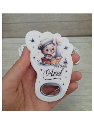 Onura Tasarlat 30 Adet Ayak Magnet Açacak Yeni Doğan, Doğum Günü, Sünnet, Nişan, Söz, Düğün Hediyelik