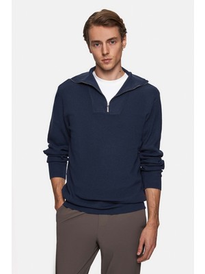 Twn Slim Fit Lacivert Kazak 3EC0622567761