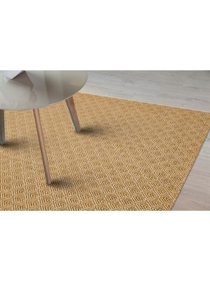 Eko Halı Eko Brooklyn Hasır Görünümlü Kaymaz Renkli Dokuma Modern Kilim BRK03