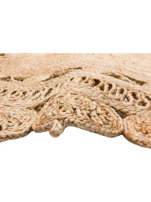 Eko Halı Solo Koleksiyonu Jüt ile Üretilen El Dokuma Sisal Kilim CA-109 Natural  x w