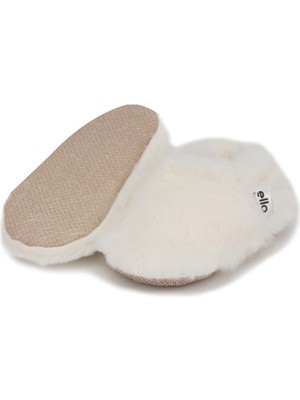 Ella Bonna Yumuşak Tüylü ,organik Bebek Patik, Kaydırmaz Taban Kreş Ayakkabısı, Taba