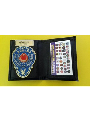 Aldatmaz Yakın Koruma Rozetli Cüzdanı Satınal.sadece Yakın Koruma Görevlisi Sipariş Verebilir.sivile Satılmaz.