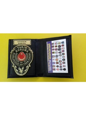 Aldatmaz Yakın Koruma Rozetli Cüzdanı Satınal.sadece Yakın Koruma Görevlisi Sipariş Verebilir.sivile Satılmaz.