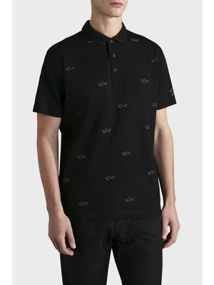 Paul & Shark % 100 Pamuk Regular Fit Logolu Polo Yaka T Shirt Erkek Polo Yaka T Shirt 23411252 011