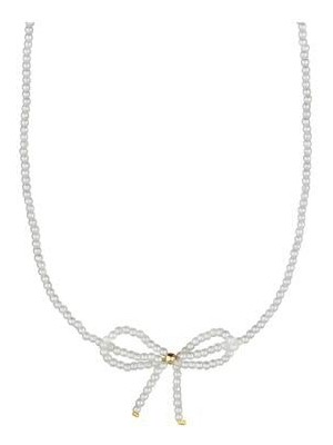 Boncuk Dizi Fiyonk Kolye