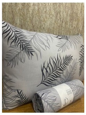 Uykulife Gri Tüy Çift Kişilik Lastikli Çarşaf Seti