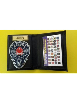 Aldatmaz Yakın Koruma Rozetli Cüzdanı Satınal.sadece Yakın Koruma Görevlisi Sipariş Verebilir.sivile Satılmaz.