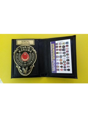 Aldatmaz Yakın Koruma Rozetli Cüzdanı Satınal.sadece Yakın Koruma Görevlisi Sipariş Verebilir.sivile Satılmaz.