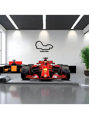 Artera Design Özel Tasarım Metal Tablolar Avustralya Grand Prix Metal Duvar Tablosu Formula 1