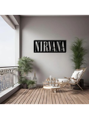 Artera Design Dekoratif Metal Sanatı Nirvana Metal Duvar Tablosu Sanat