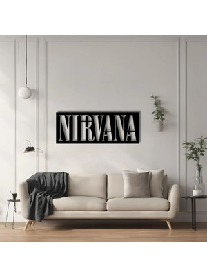 Artera Design Dekoratif Metal Sanatı Nirvana Metal Duvar Tablosu Sanat