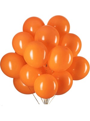 Kuzey Oyuncak 25 Pcs Vıp Shıny Metallıc Orange Balloon Vıp  Parlak Metalik Turuncu Balon Helyum Gazı Uyumlu