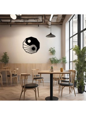 Artera Design Modern Metal Duvar Sanatı Ying Yang Metal Duvar Tablosu Mandala