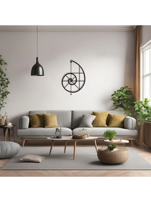 Artera Design Metal Duvar Dekorasyonu Altın Oran 2 (Golden Ratio) Metal Duvar Tablosu Sanat