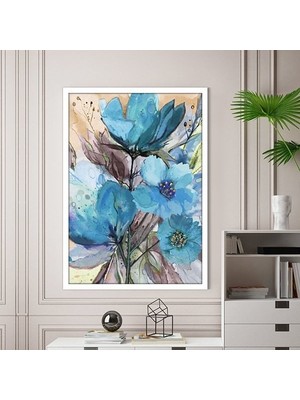 Mavi Suluboya 2 Çerçeve ve Poster - B1130