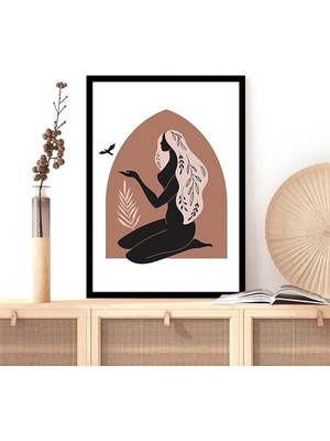 Doğa ve Kadın 1 Çerçeve ve Poster  - IL1043