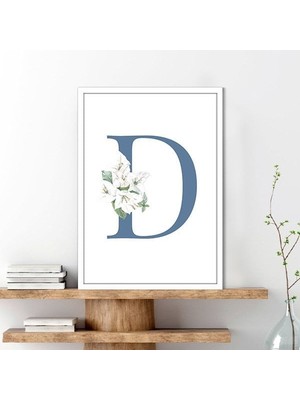 Kişiye Özel Harf 6 Çerçeve ve Poster - HRF1007