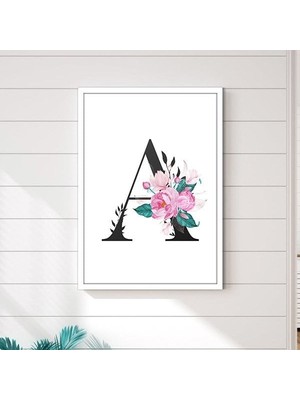 Kişiye Özel Harf 1 Çerçeve ve Poster - HRF1002