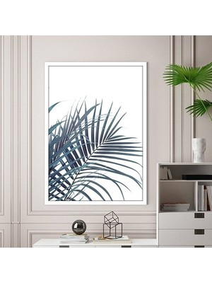 Turkuaz Palmiye 2 Çerçeve ve Poster - B1206