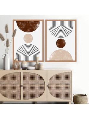 Daireler 1 Ikilli Çerçeve ve Poster Seti - C1022
