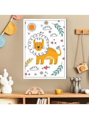 Aslan 3 Çerçeve ve Poster - HA1079