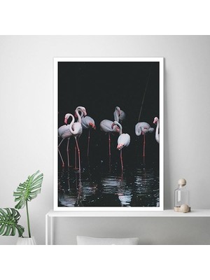 Flamingo 2 Çerçeve ve Poster - H1072