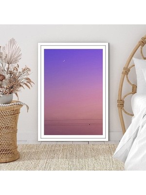 Mor Gökyüzü 1 Çerçeve ve Poster - DO1077
