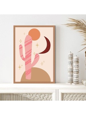 Kaktüs ve Galaksi 1 Çerçeve ve Poster - C1096
