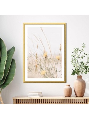 Sarı Bitkiler 1 Çerçeve ve Poster - B1240