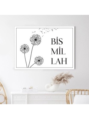Bismillah 3 Çerçeve ve Poster - DN1047