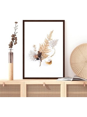 Kahverengi Yaprak 1 Çerçeve ve Poster - B1103