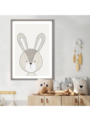 Tavşan 2 Çerçeve ve Poster - HA1087